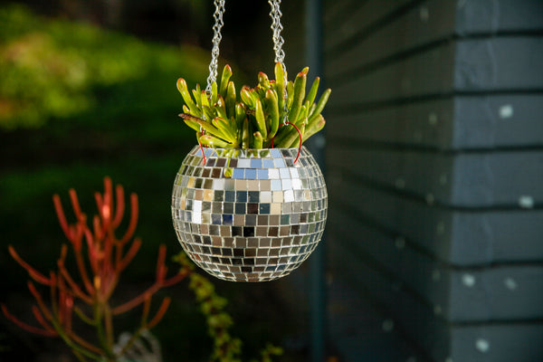 Disco Ball Hanging Planter – echo echo studio